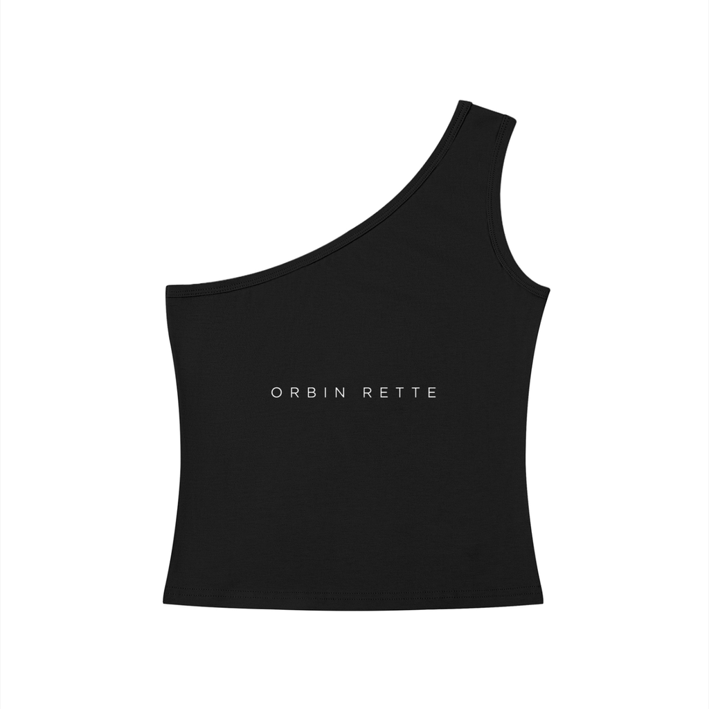 One-Shoulder Crop Tank Top