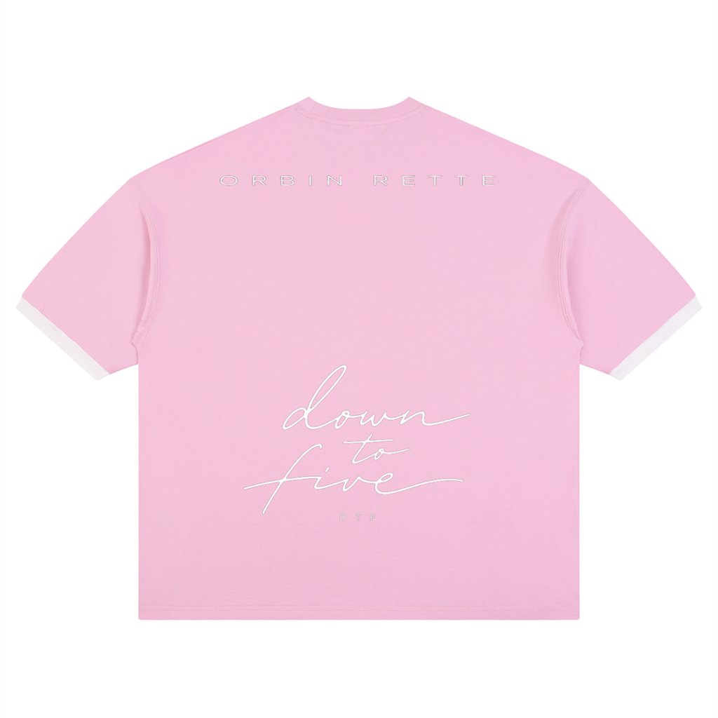 Color Block Drop Shoulder T-Shirt