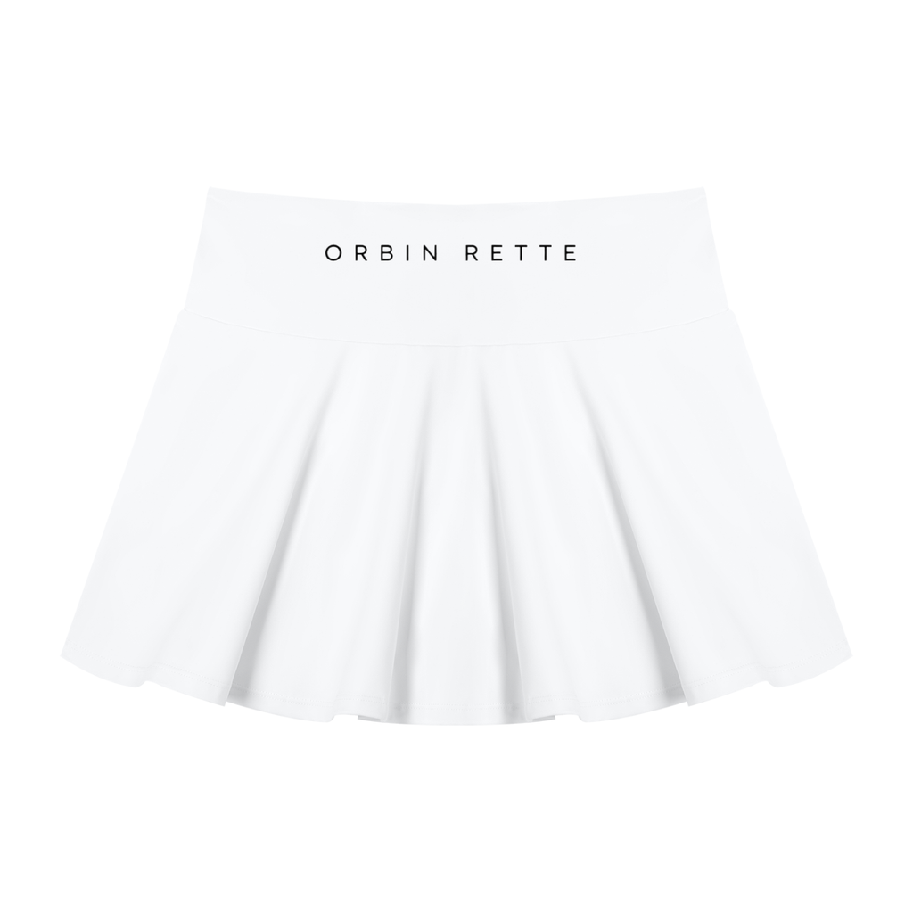 Pleated A-Line Skirt