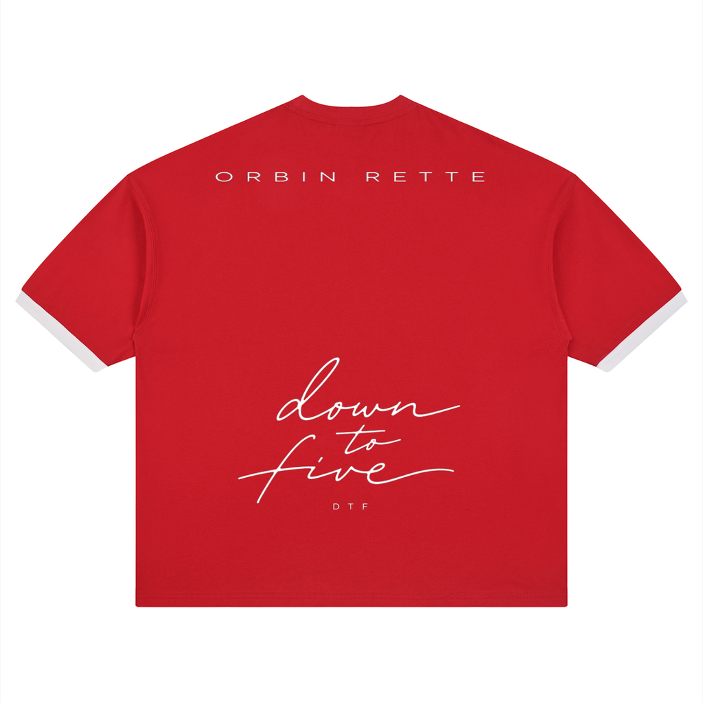 Color Block Drop Shoulder T-Shirt