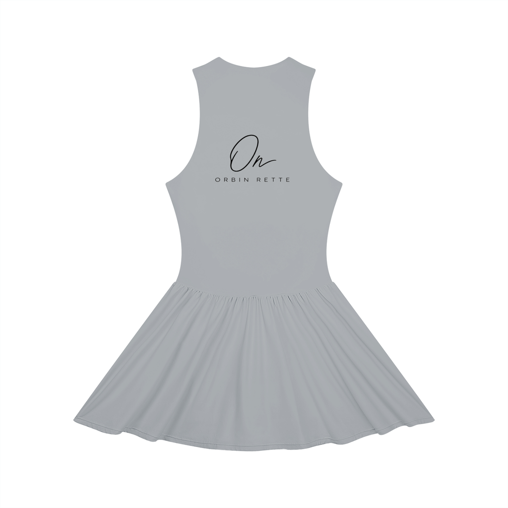 Ruched Sleeveless Full-Zip Dress