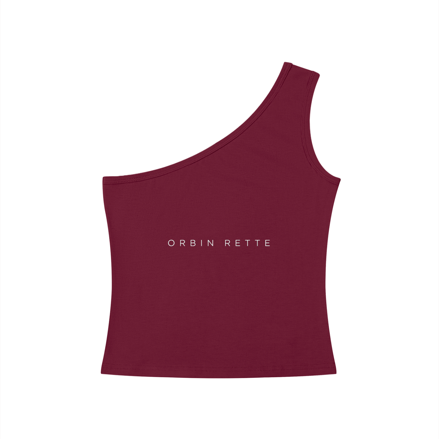 One-Shoulder Crop Tank Top