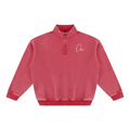 Quarter-Zip Washed Fleece Sweatshirt