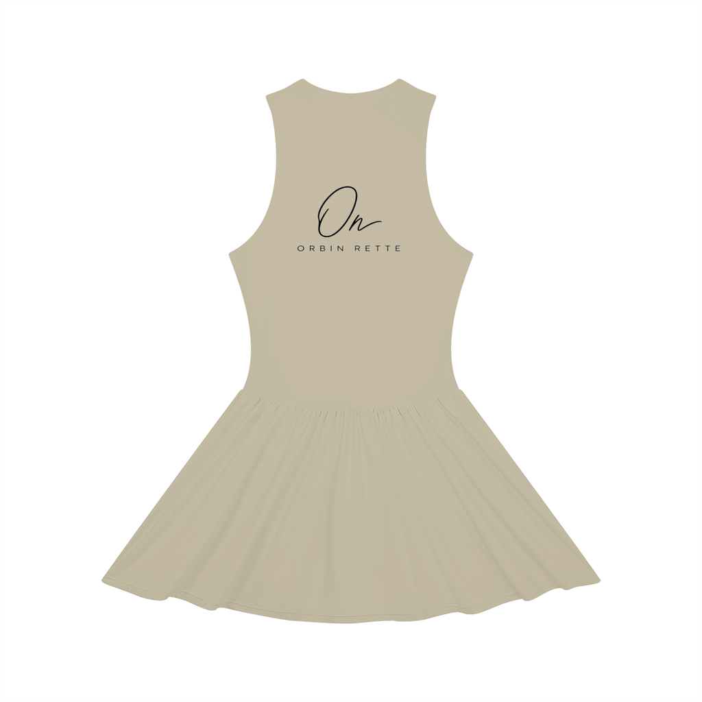Ruched Sleeveless Full-Zip Dress