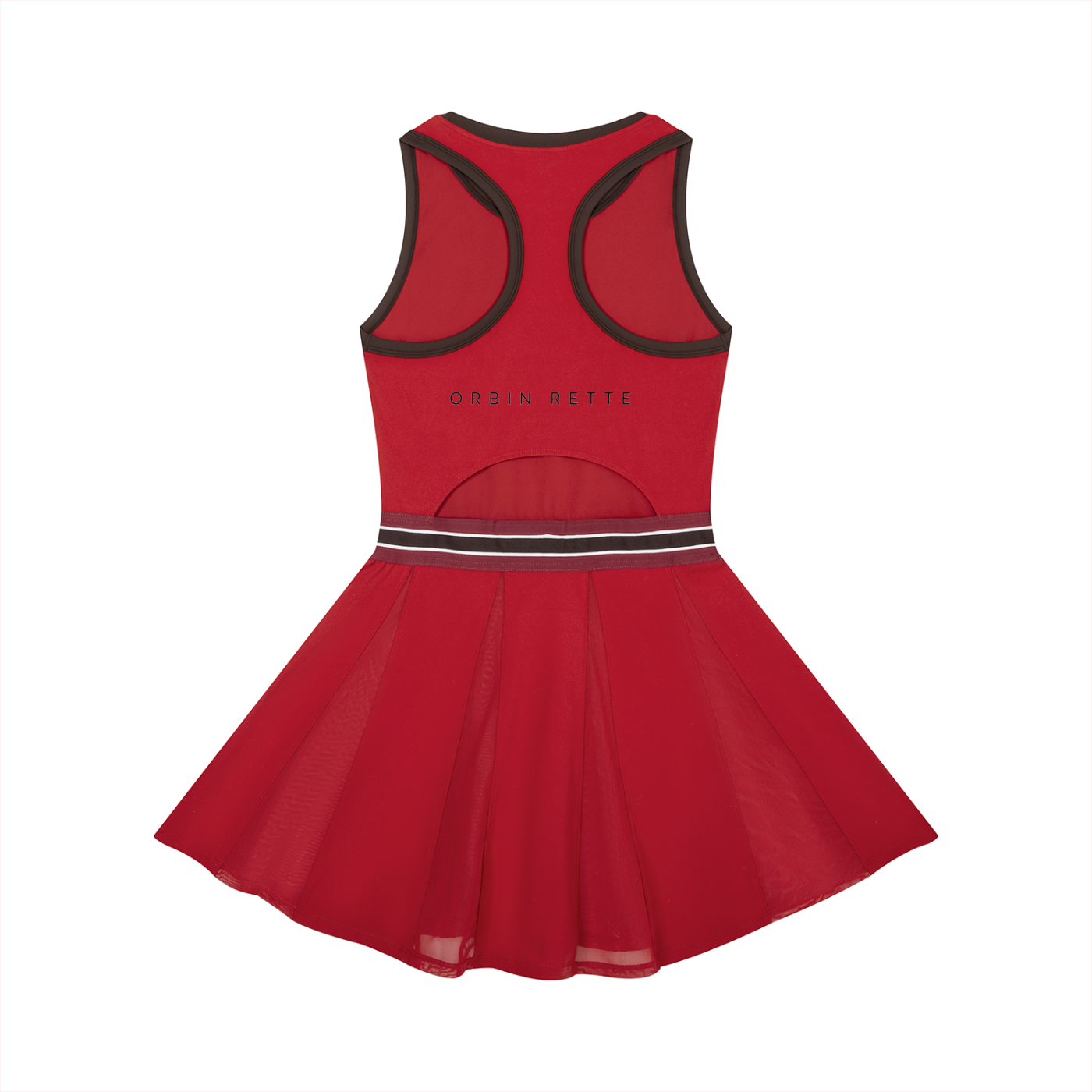 Color Block A-Line Sleeveless Dress
