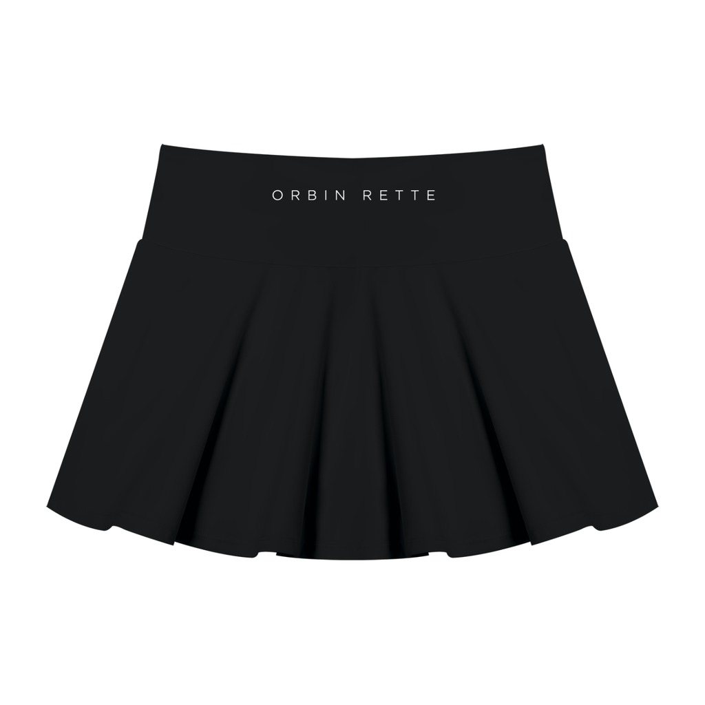 Pleated A-Line Skirt