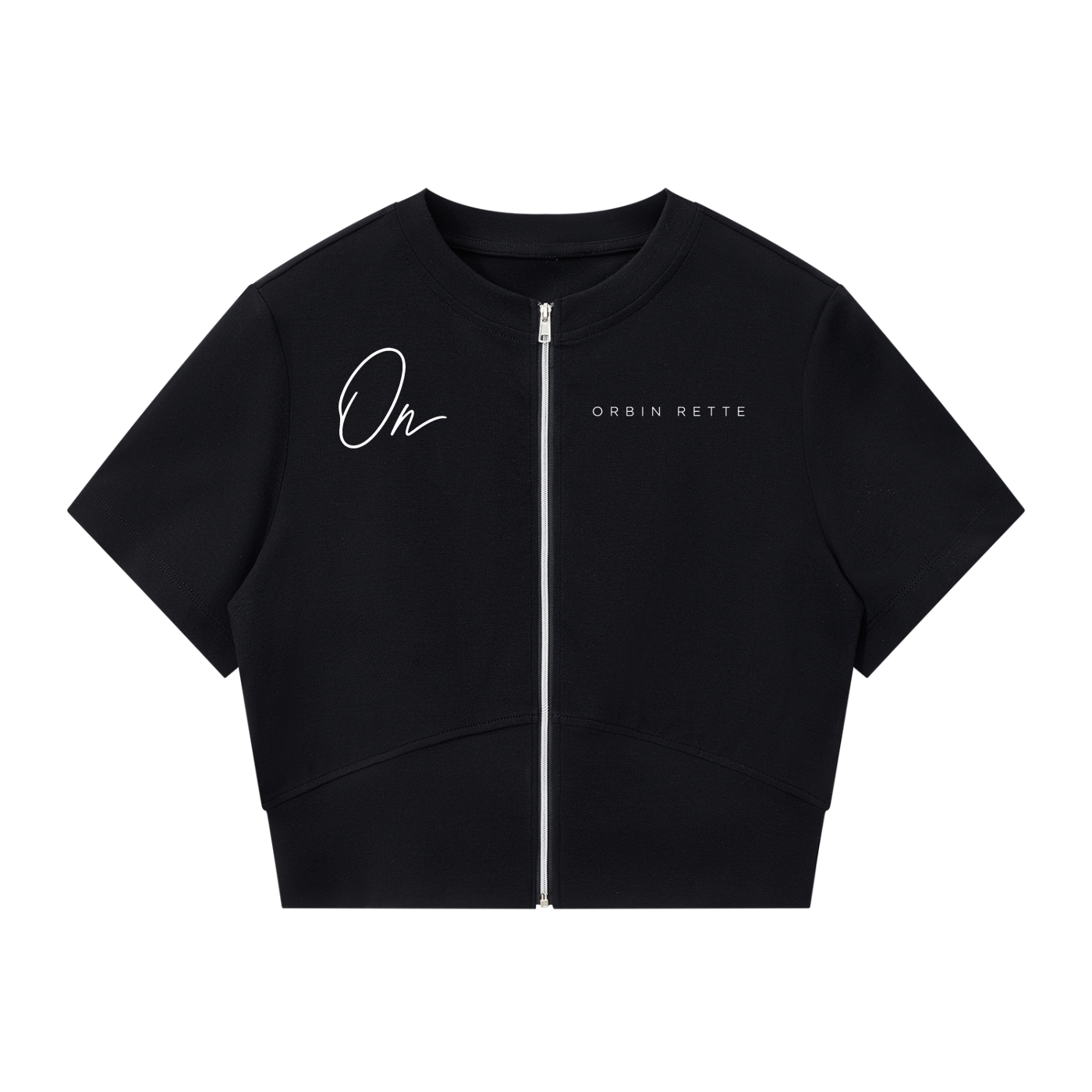 Paneling Full Zip T-Shirt