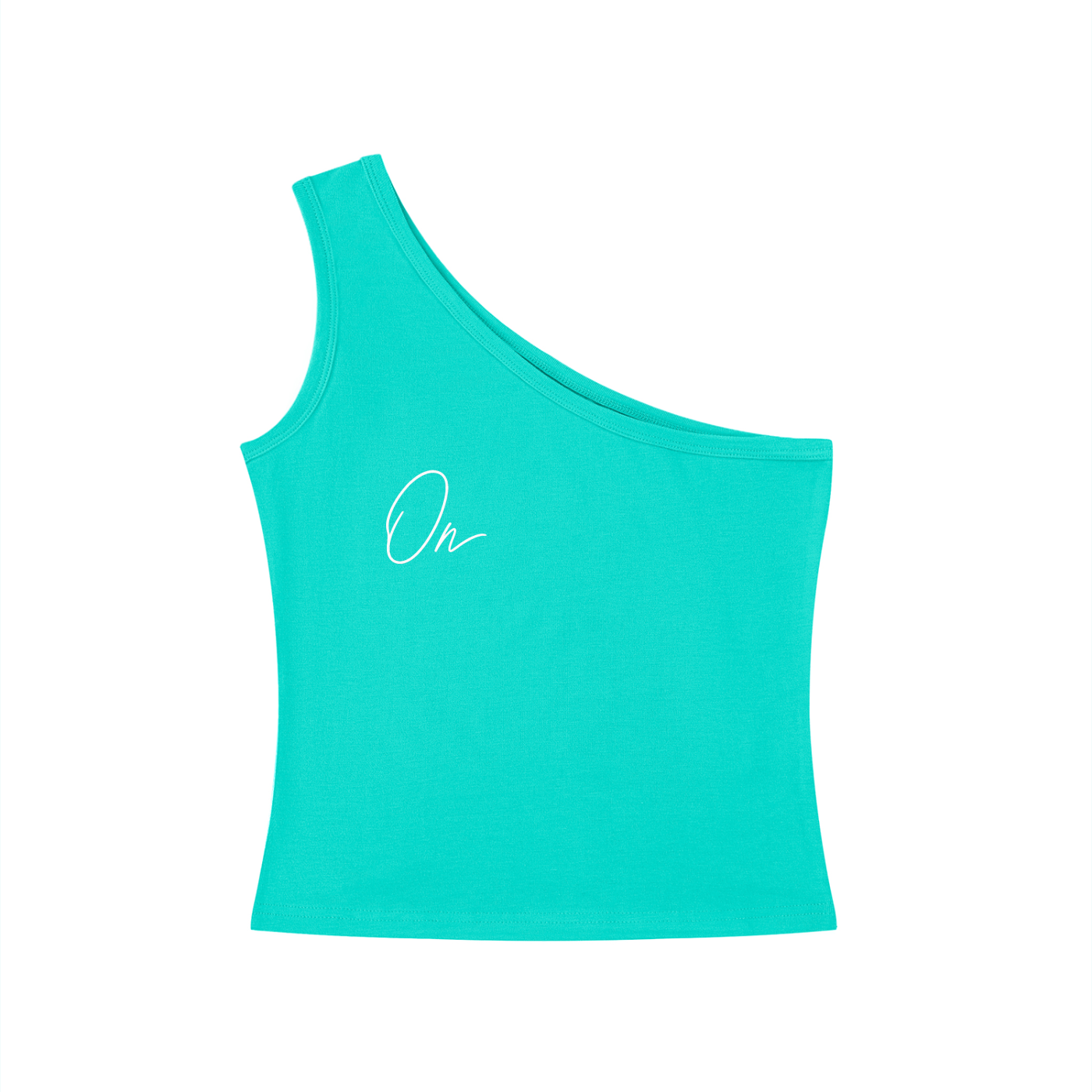 One-Shoulder Crop Tank Top