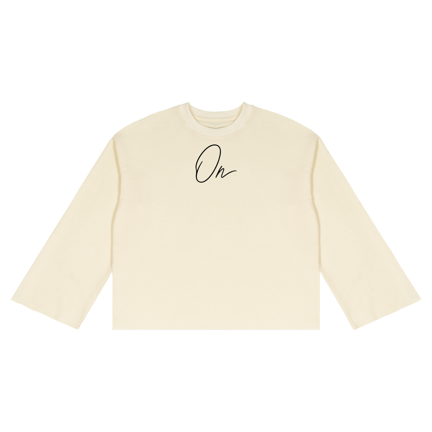 Waffle Raw Edge T-Shirt