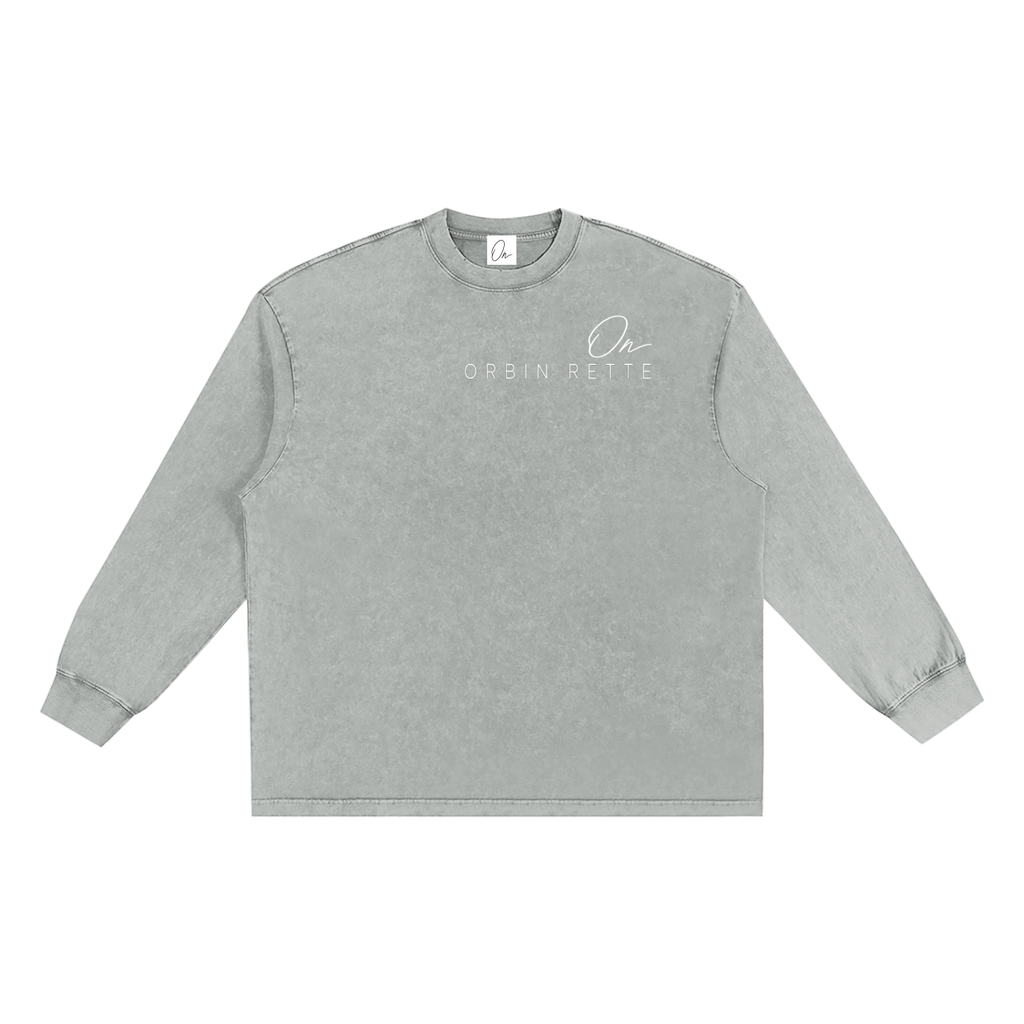 Snow Washed Frayed Edge T-Shirt