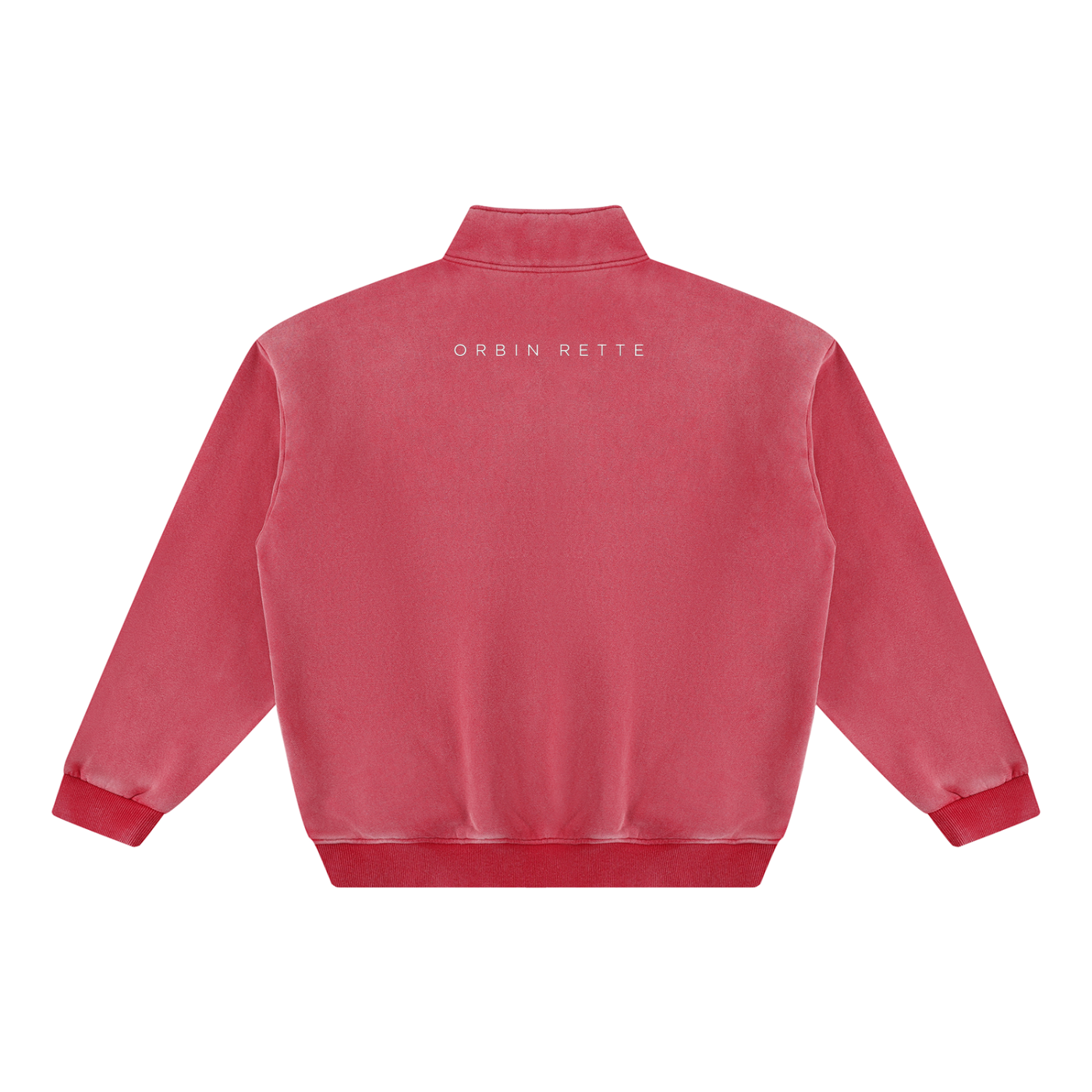 Quarter-Zip Washed Fleece Sweatshirt