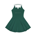 Collared Halter A-Line Tennis Dress
