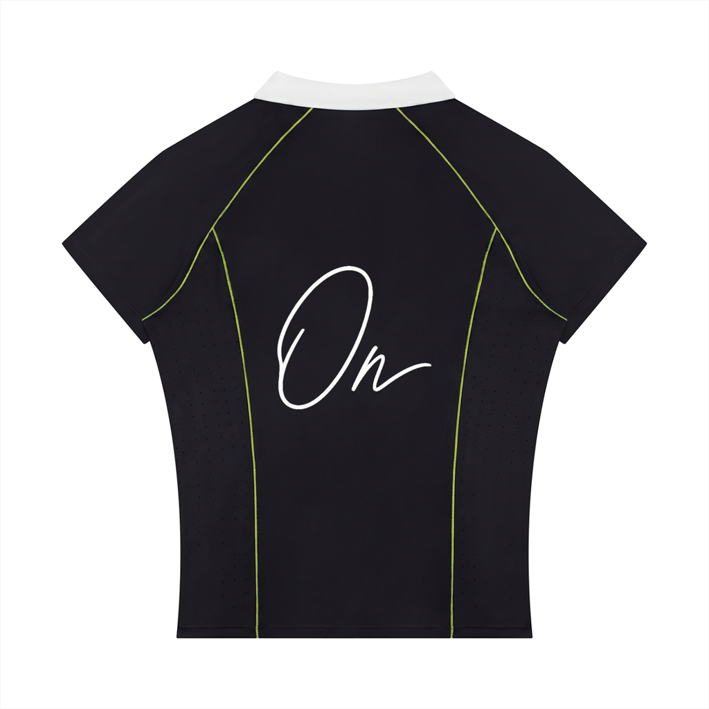 Slim Fit Quarter-Zip Polo Shirt