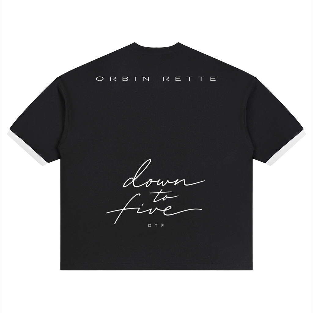 Color Block Drop Shoulder T-Shirt