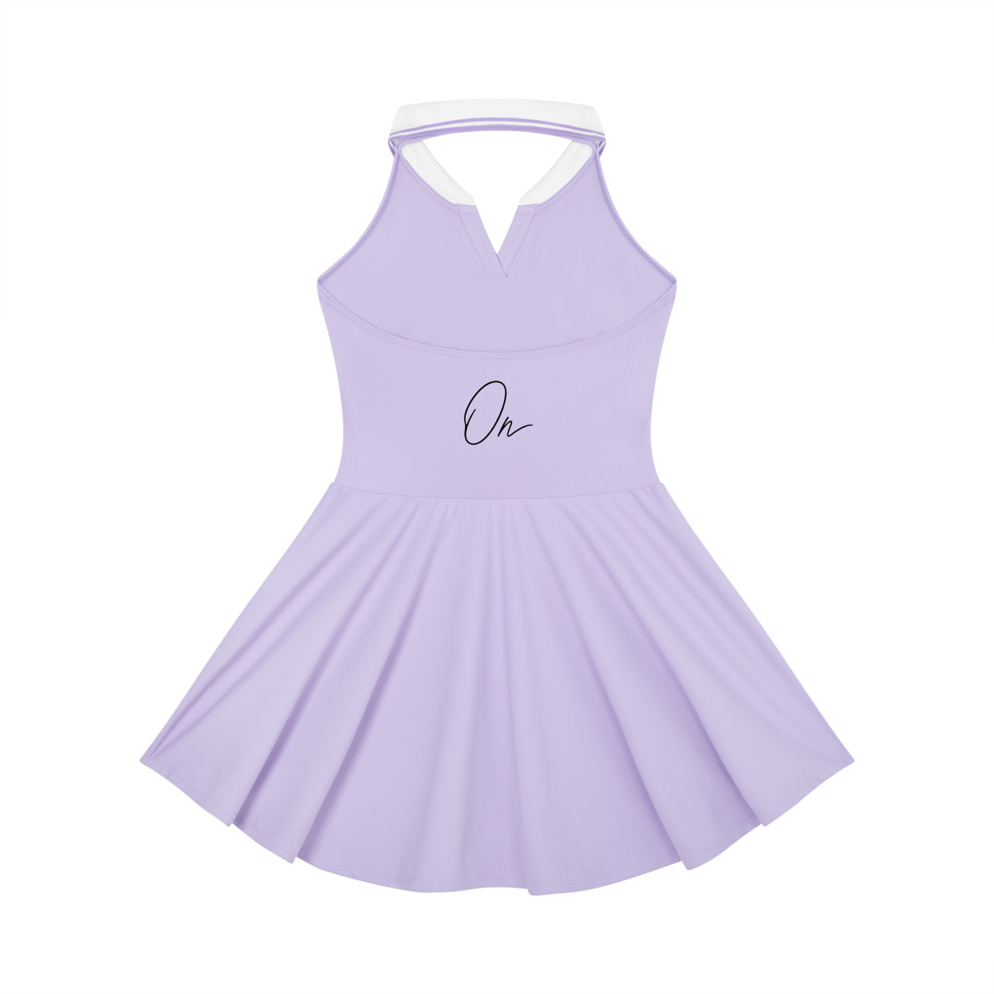 Collared Halter A-Line Tennis Dress