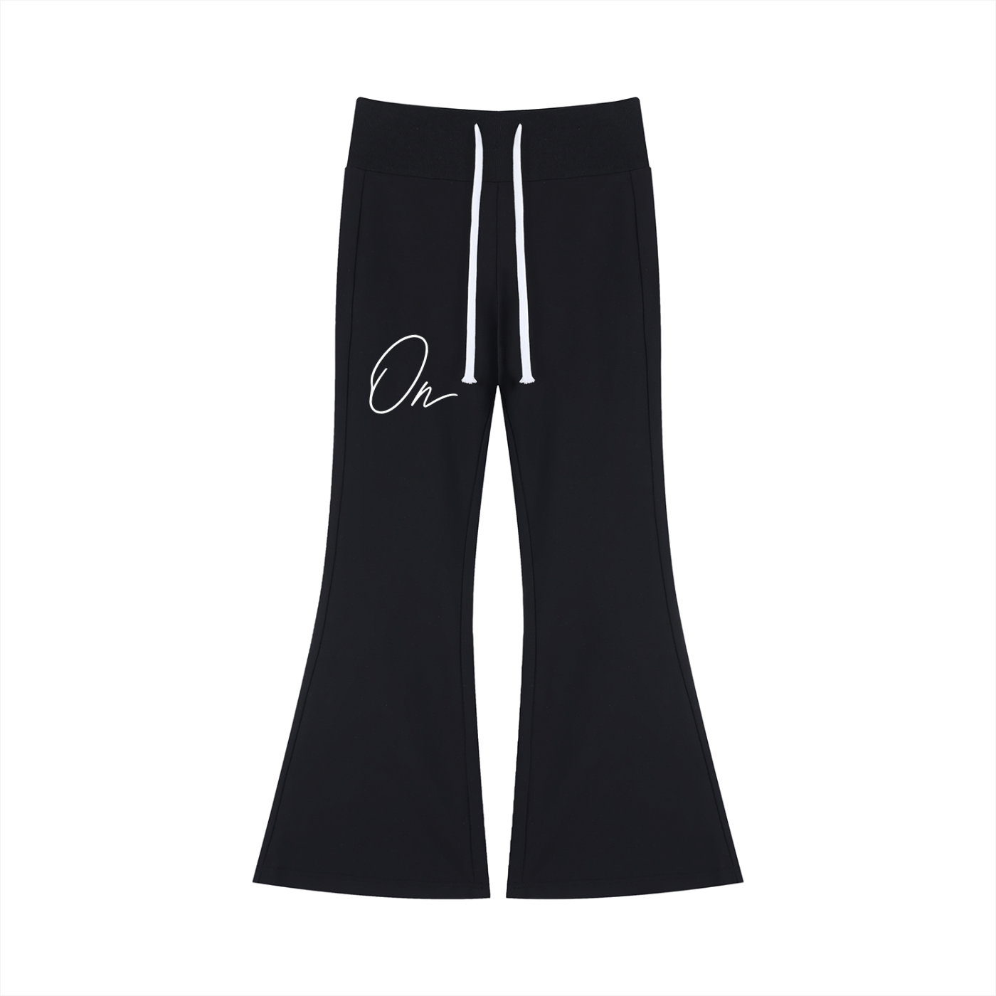 Drawstring Flared Leg Pants