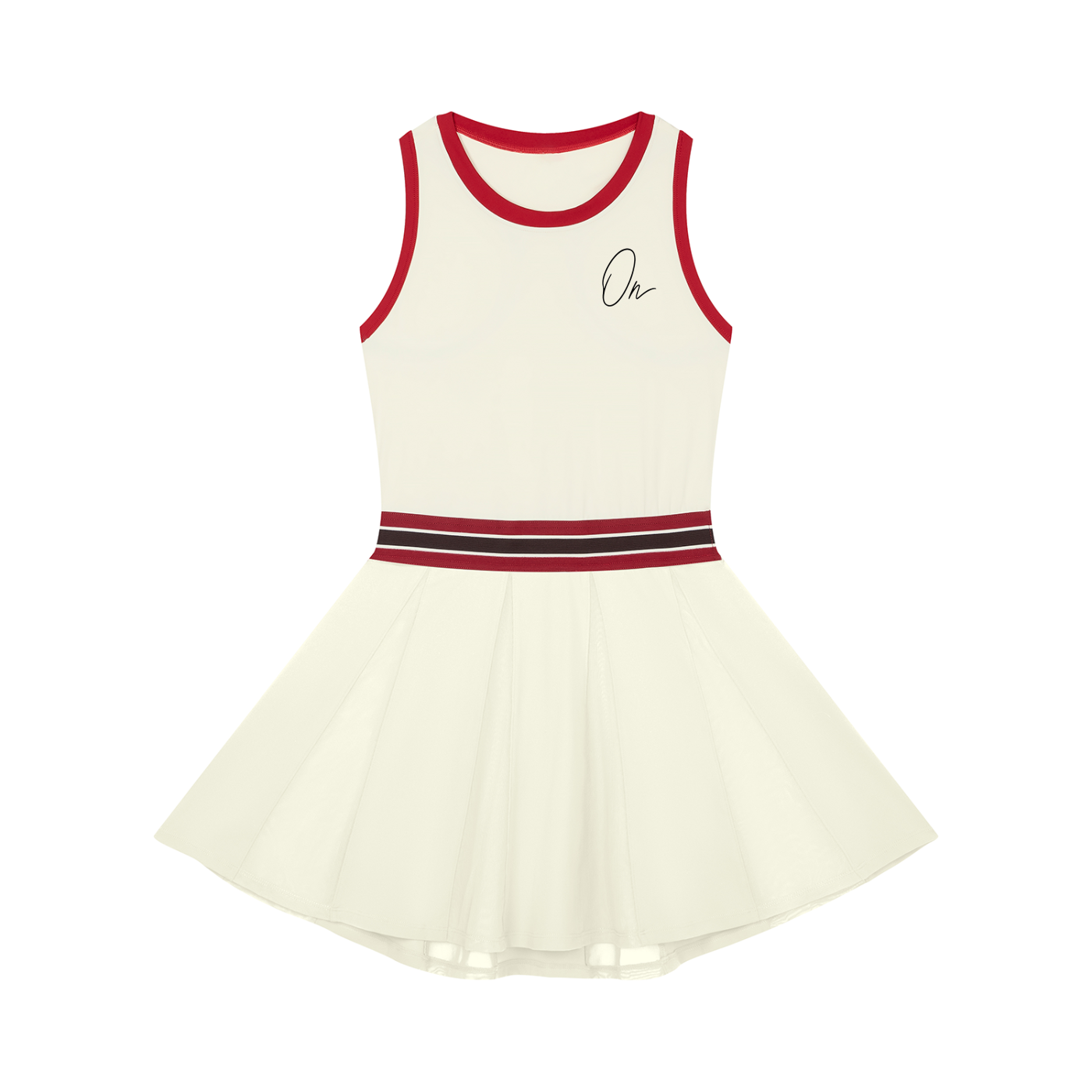Color Block A-Line Sleeveless Dress