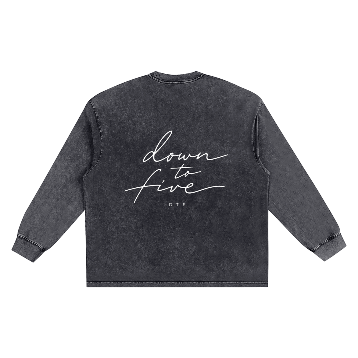 Snow Washed Frayed Edge T-Shirt