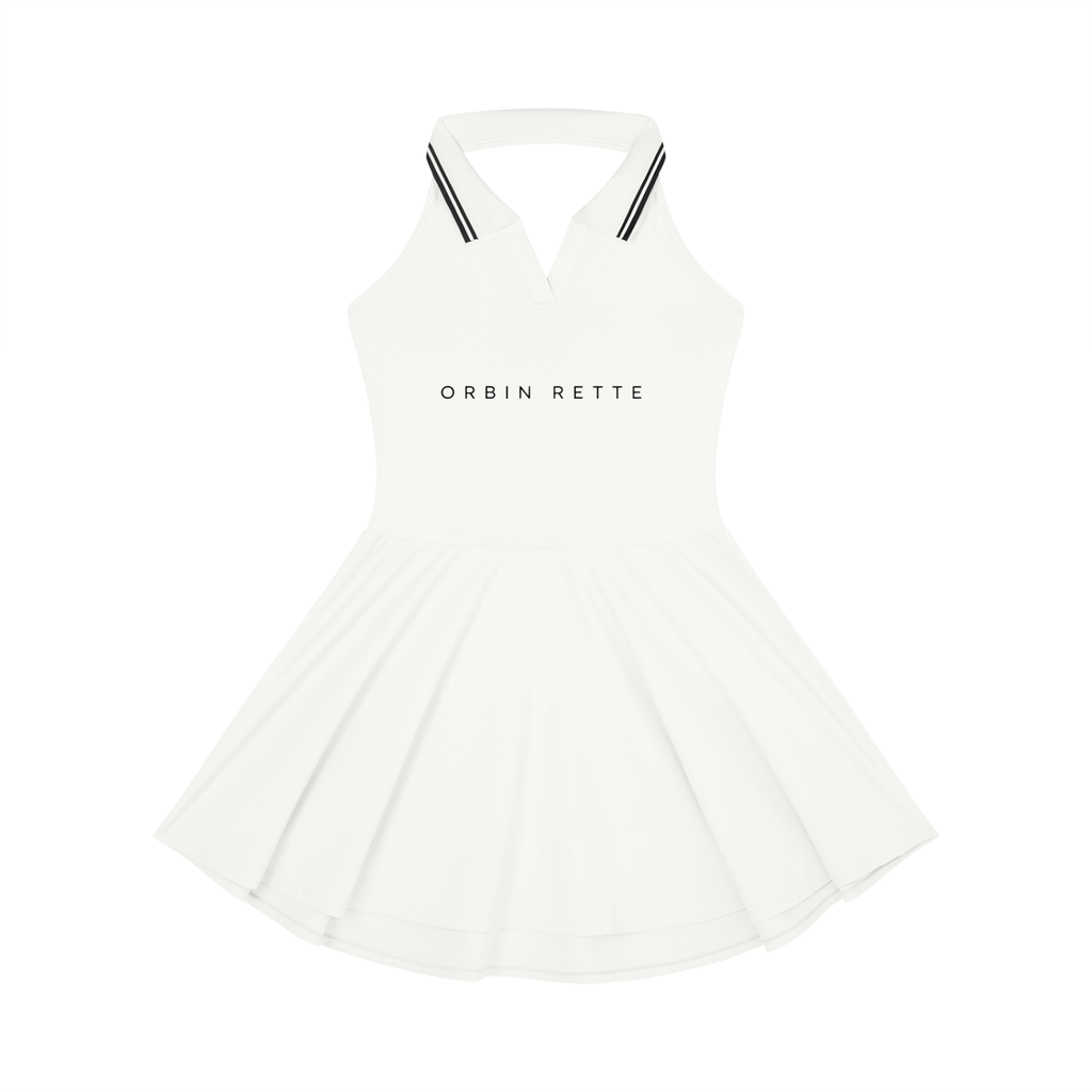 Collared Halter A-Line Tennis Dress