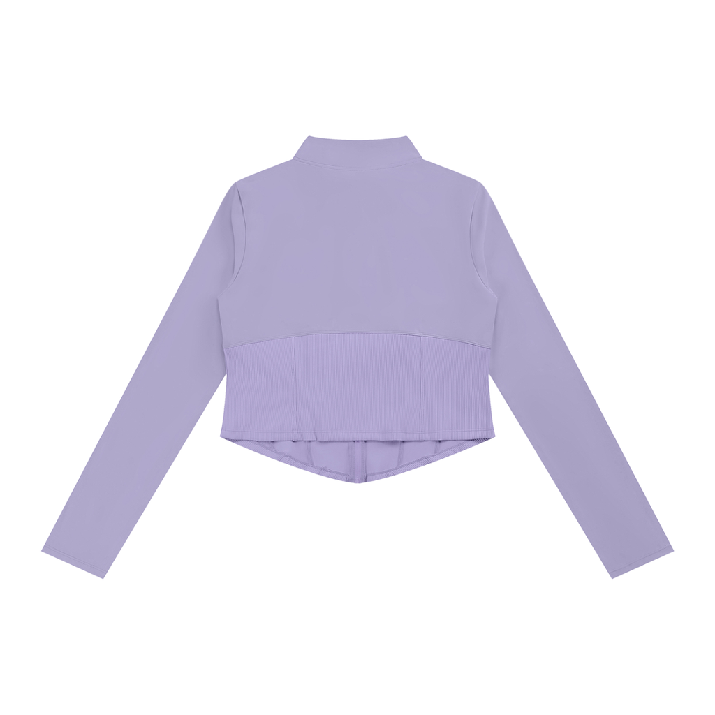 Slim Fit Full-Zip Yoga Jacket