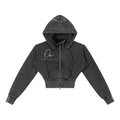Fleece Cropped Hoodie