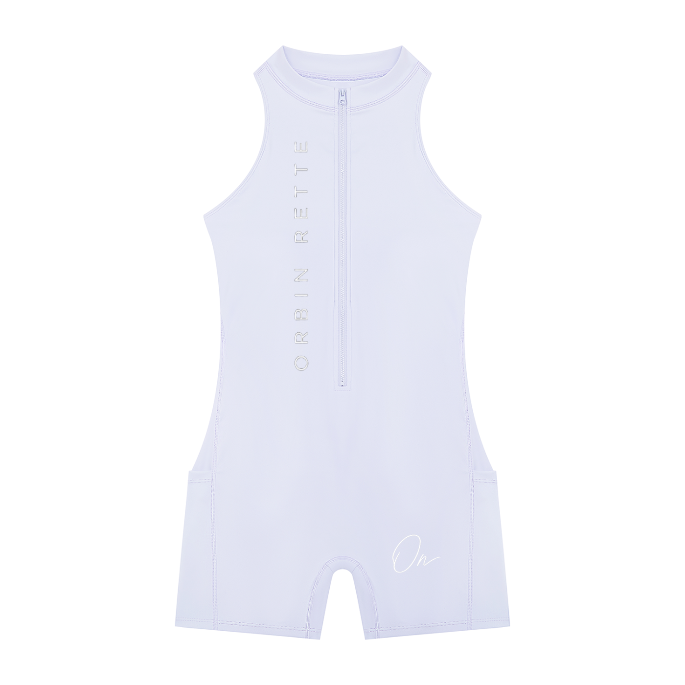 Quarter-Zip Yoga Romper