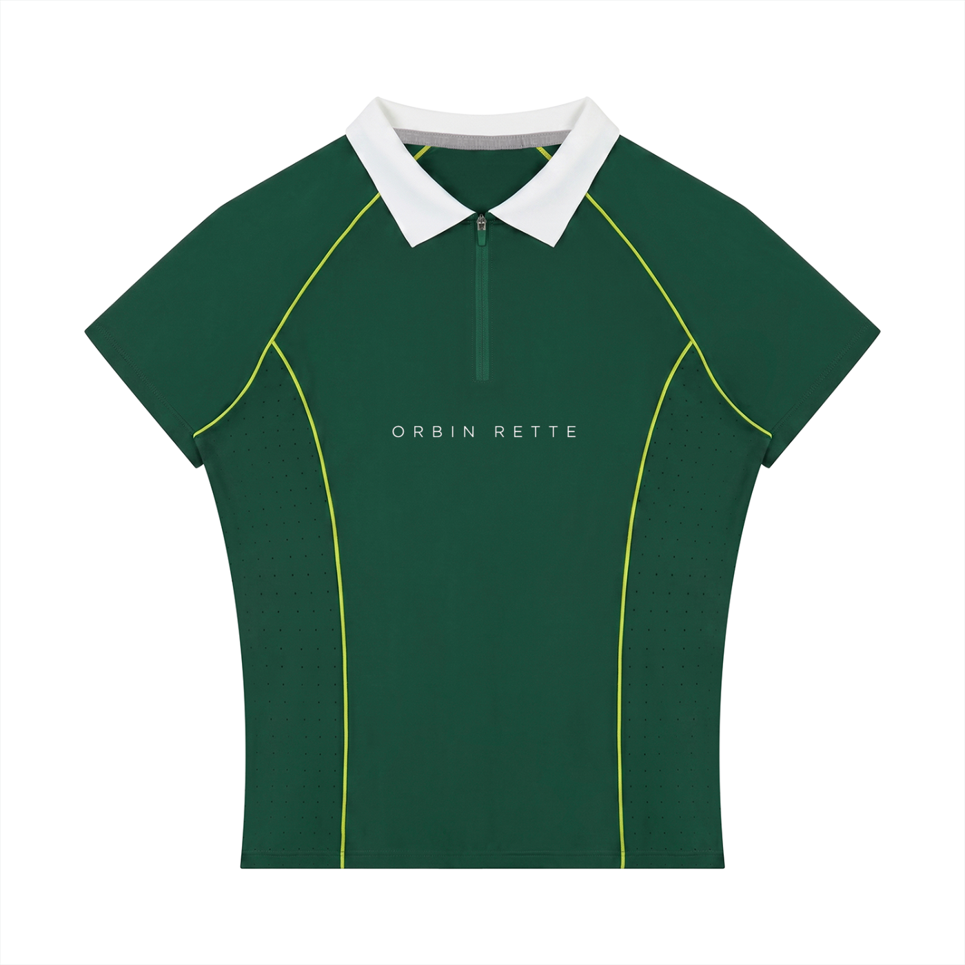 Slim Fit Quarter-Zip Polo Shirt