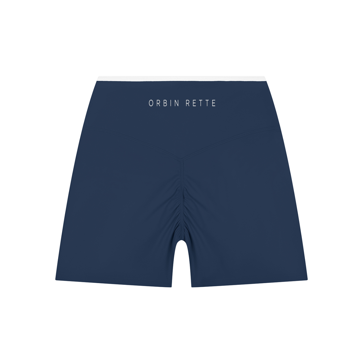 High Rise Color Block Yoga Shorts