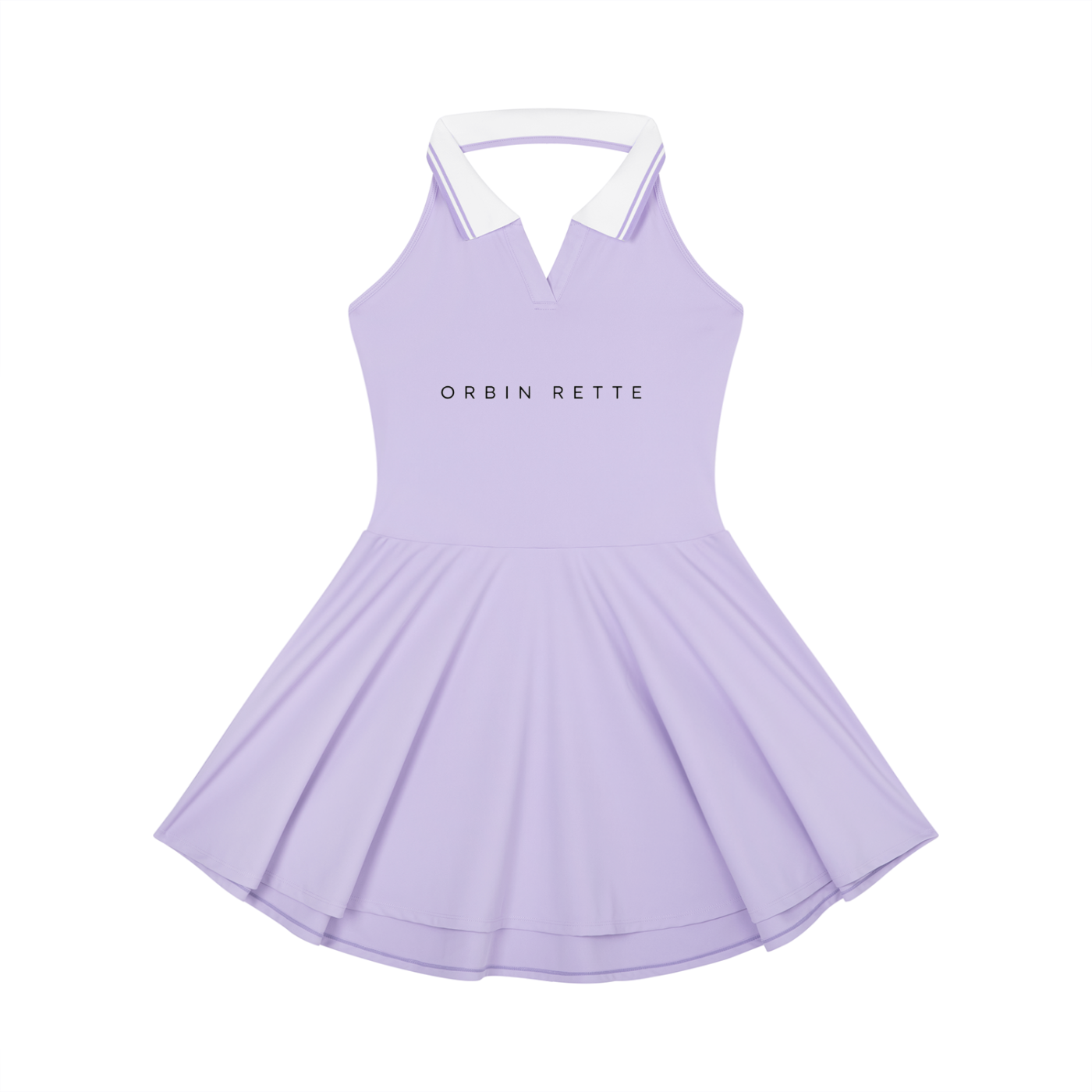 Collared Halter A-Line Tennis Dress