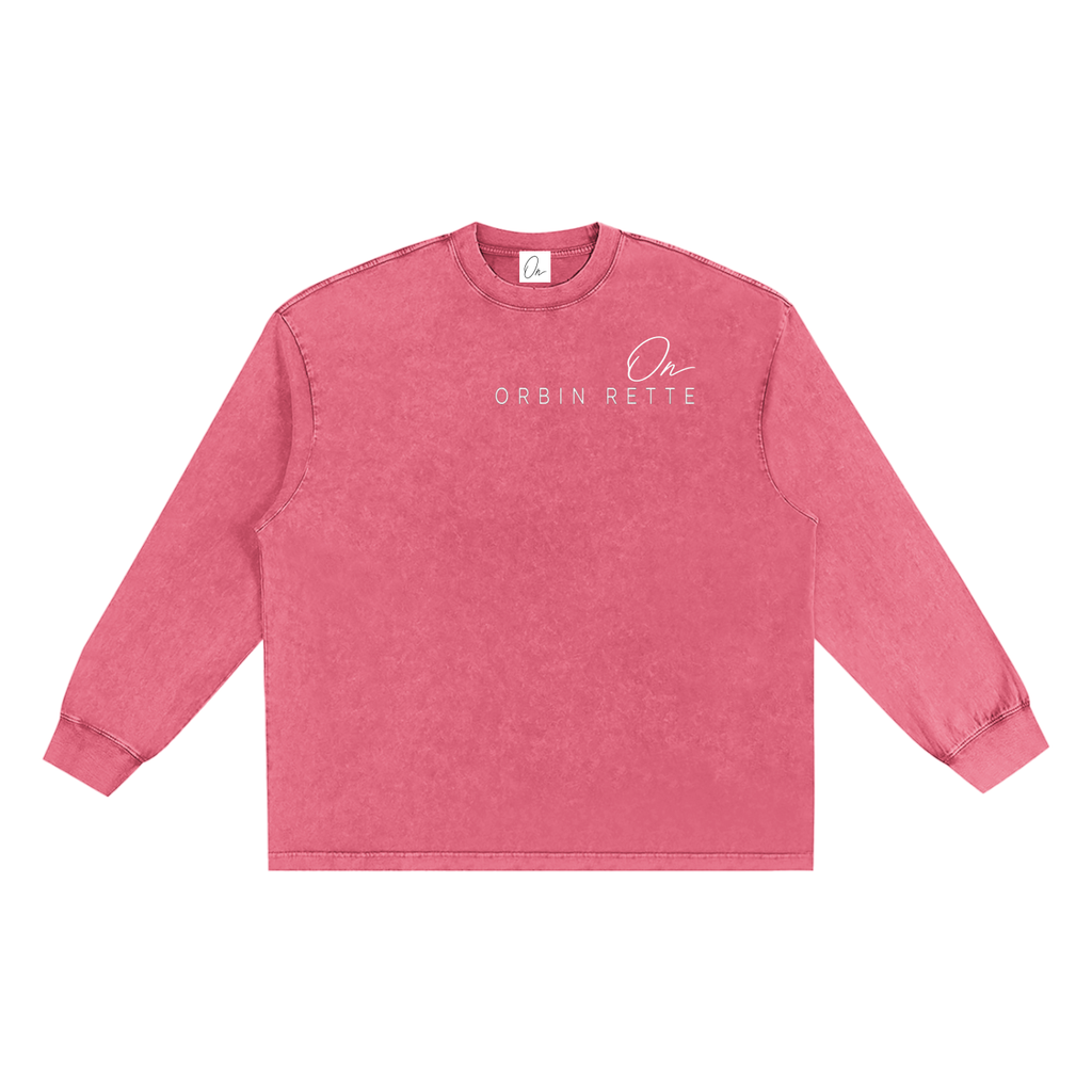 Snow Washed Frayed Edge T-Shirt