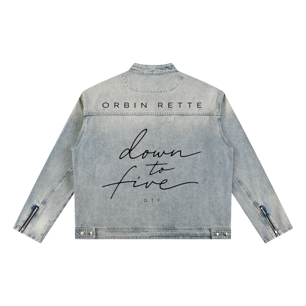 Vintage Wash Denim Jacket
