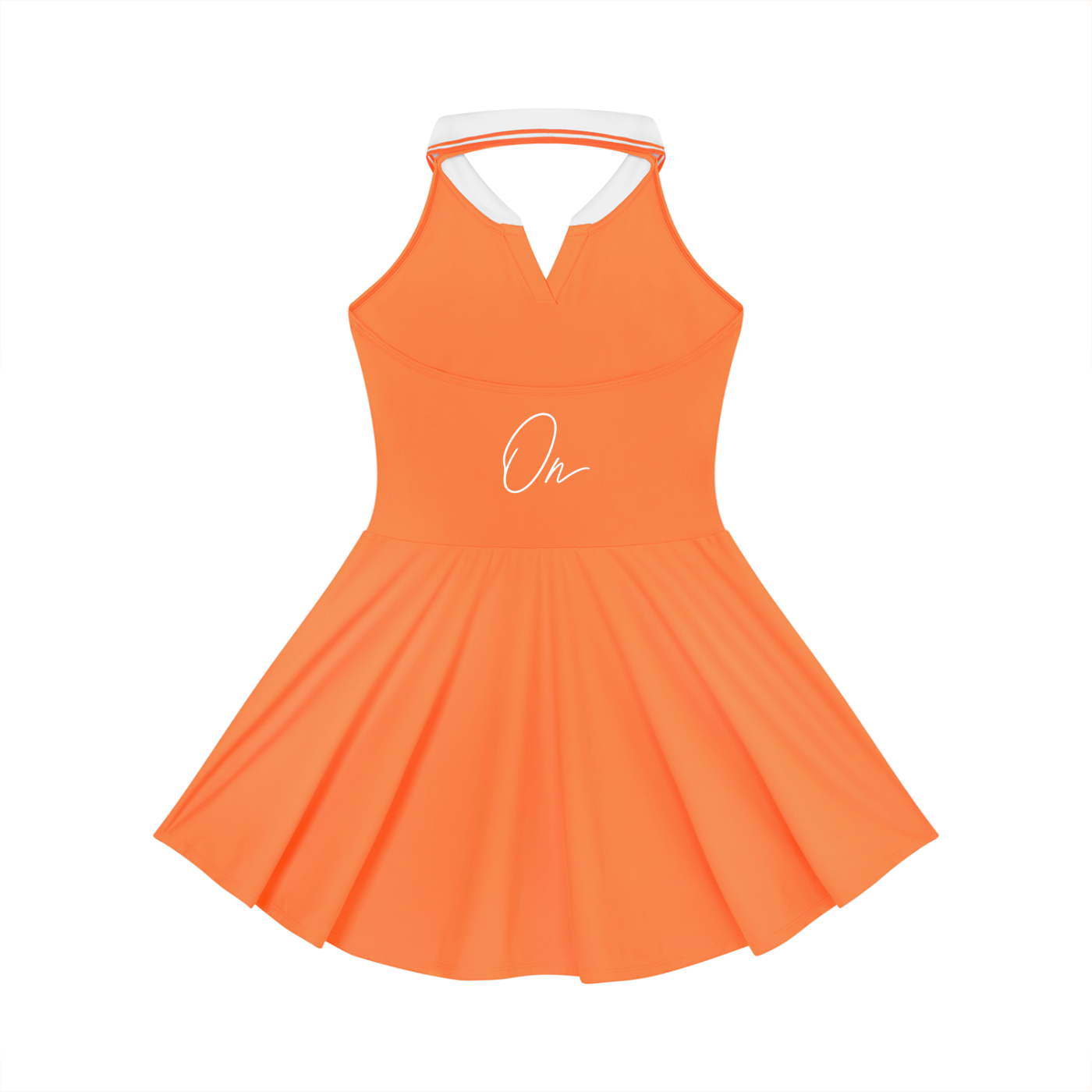 Collared Halter A-Line Tennis Dress