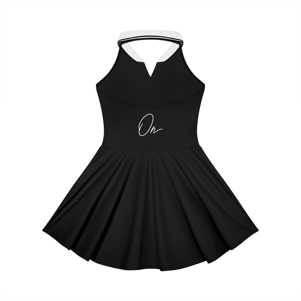 Collared Halter A-Line Tennis Dress