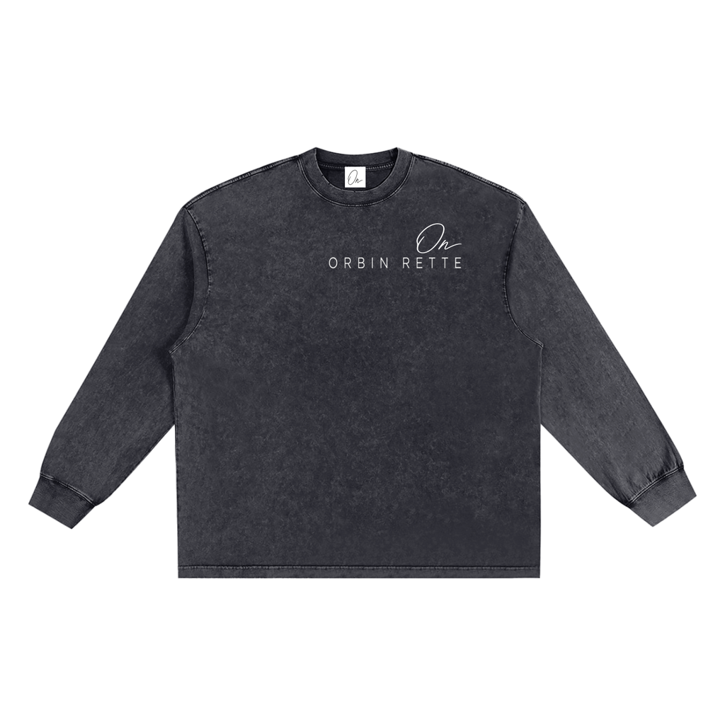 Snow Washed Frayed Edge T-Shirt