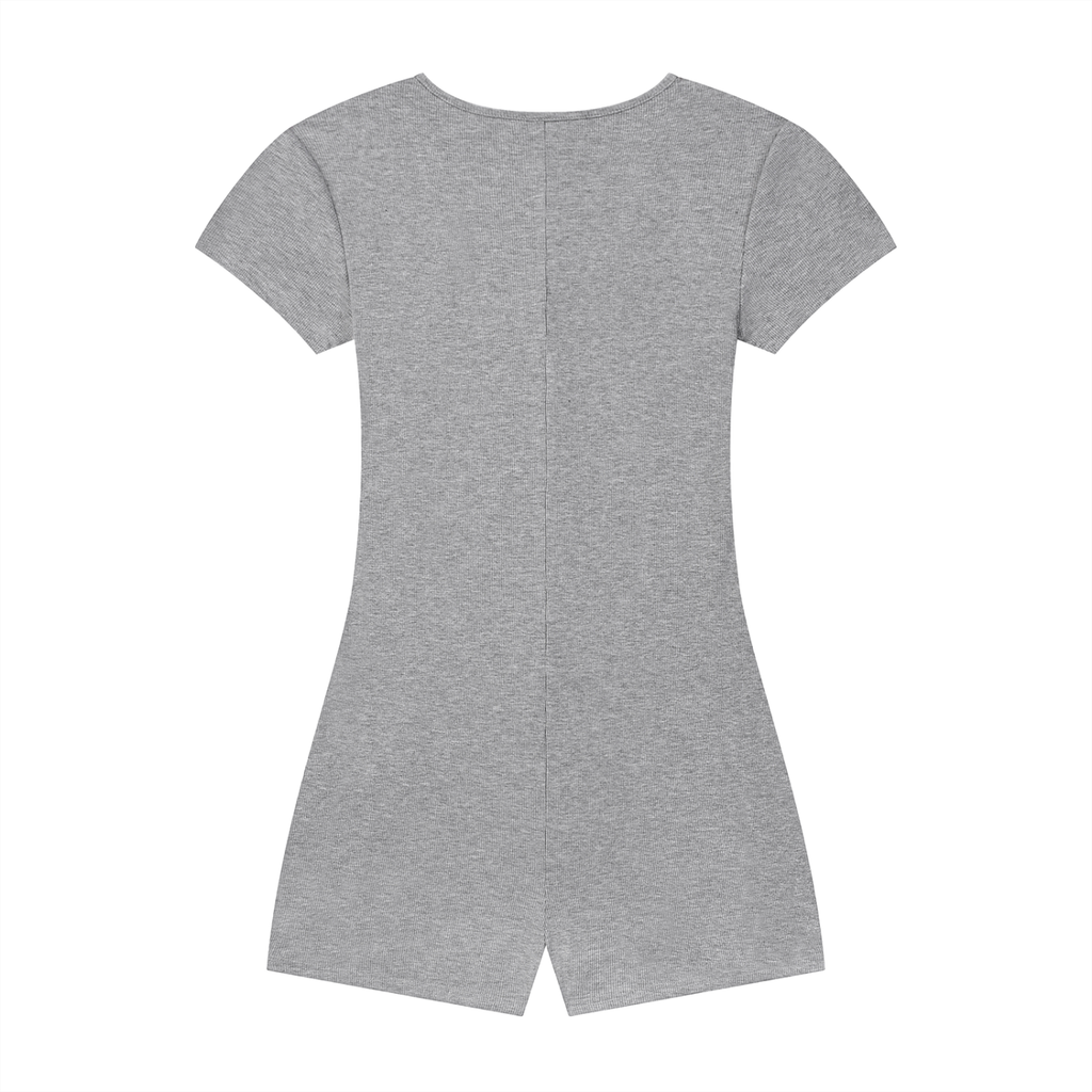 Dual-Function Cape Tie-Waist Romper
