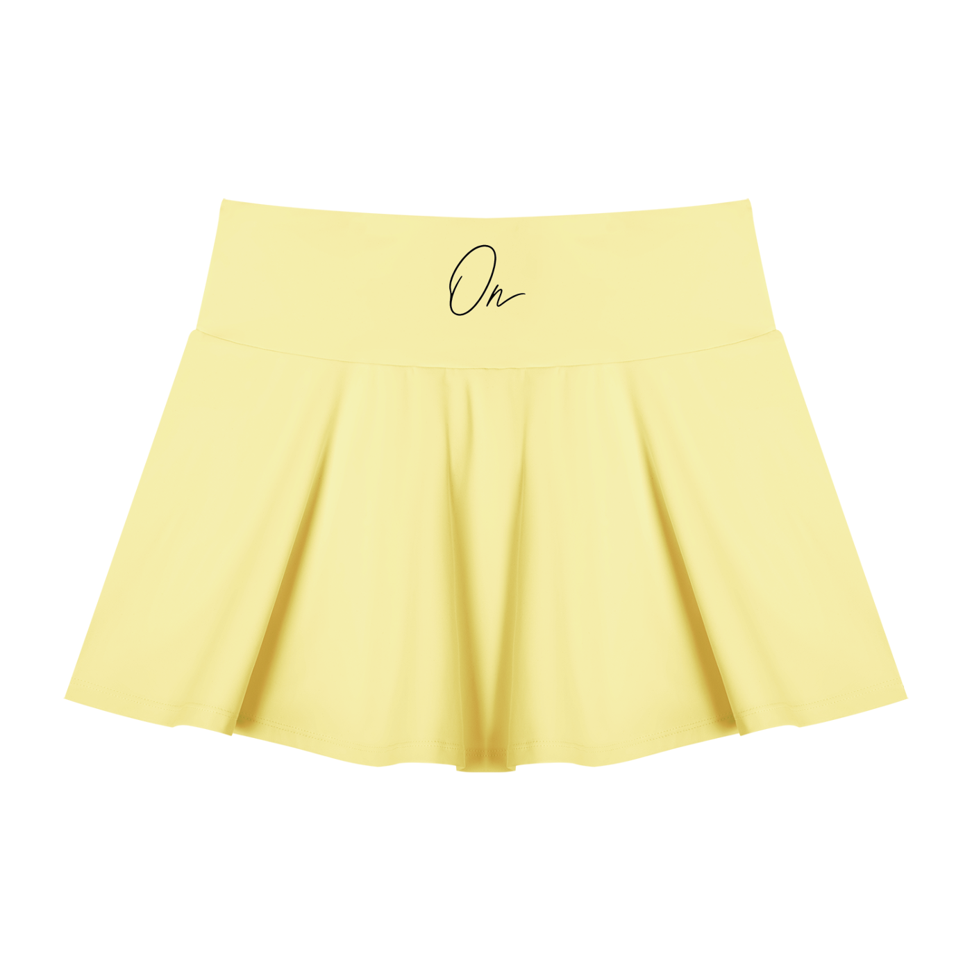 Pleated A-Line Skirt