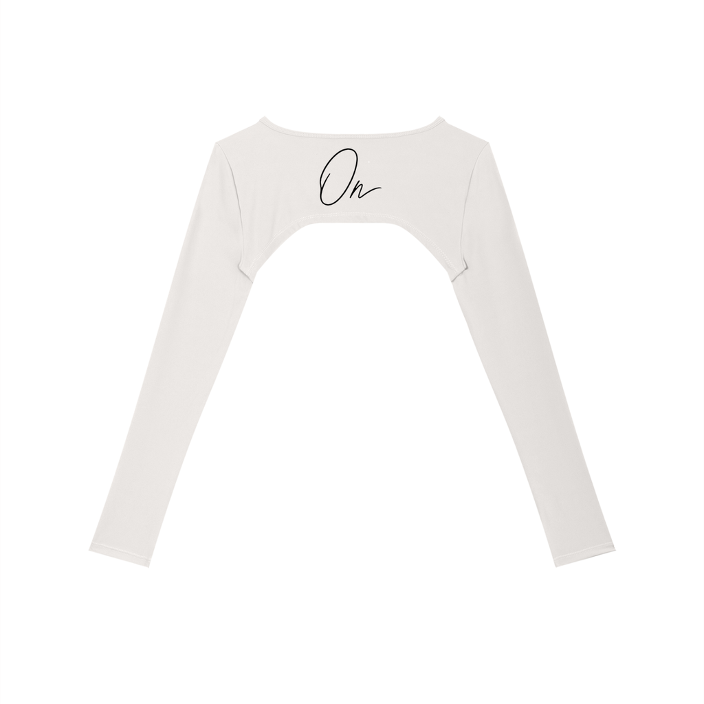 Cutout Long Sleeve Yoga Shrug