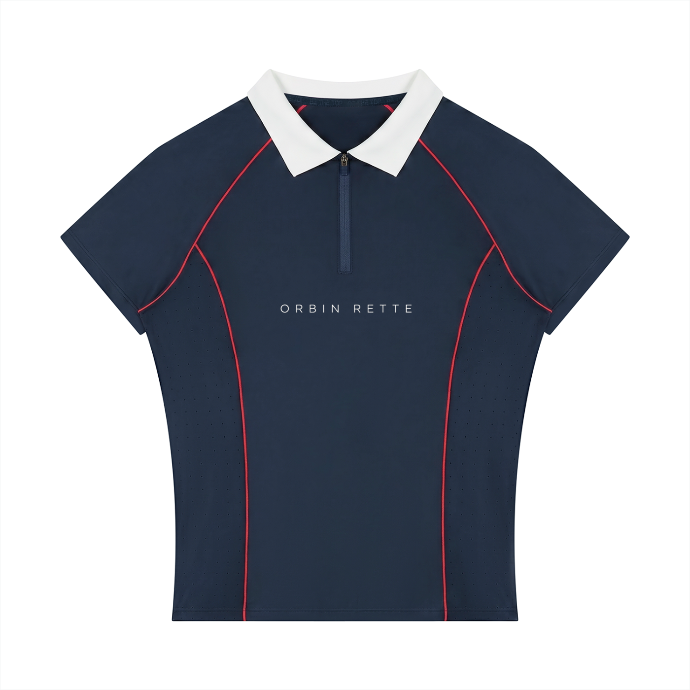 Slim Fit Quarter-Zip Polo Shirt