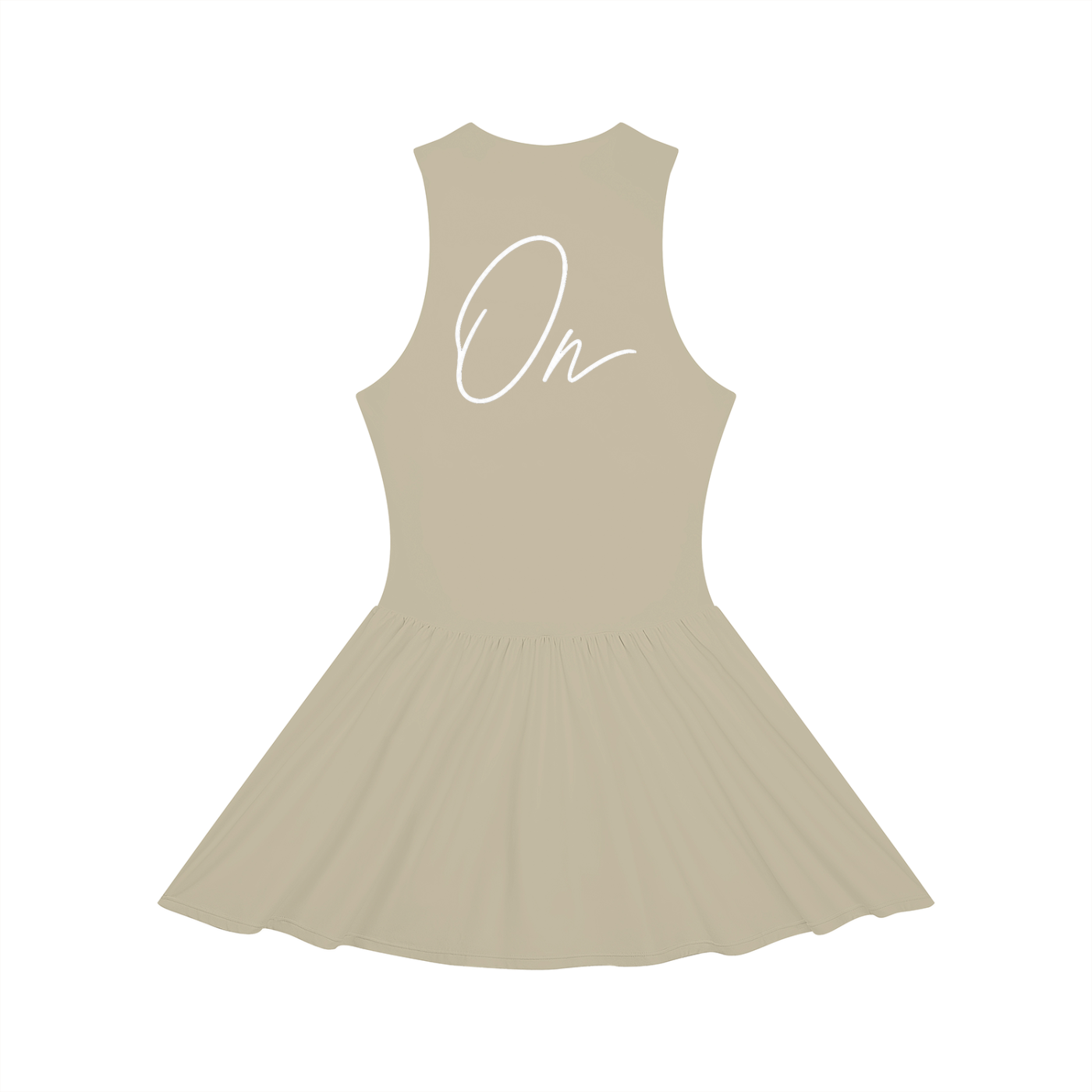 Ruched Sleeveless Full-Zip Dress