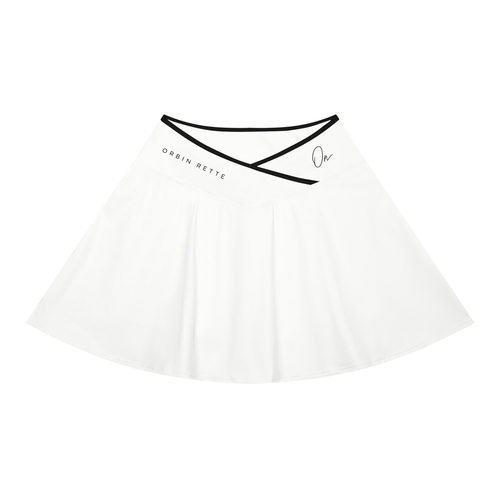 Color Block A-Line Skirt