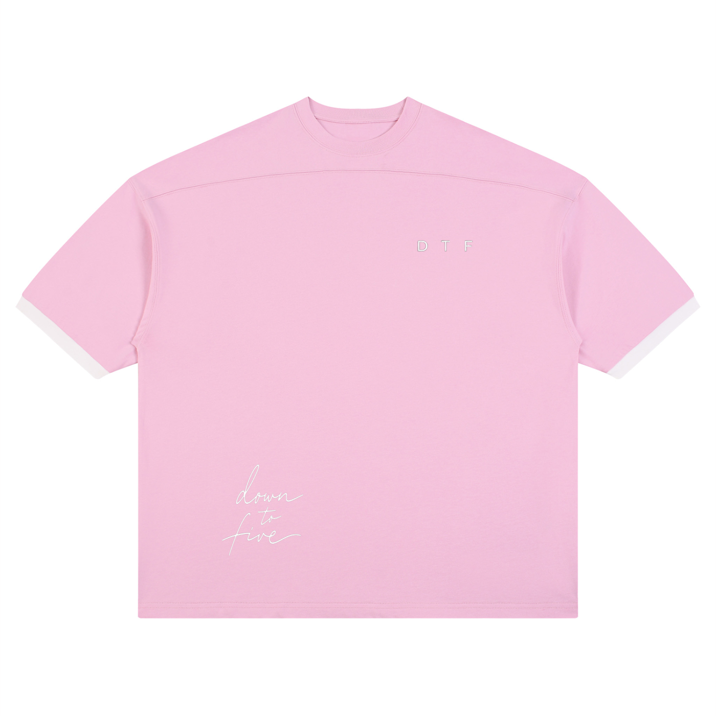 Color Block Drop Shoulder T-Shirt