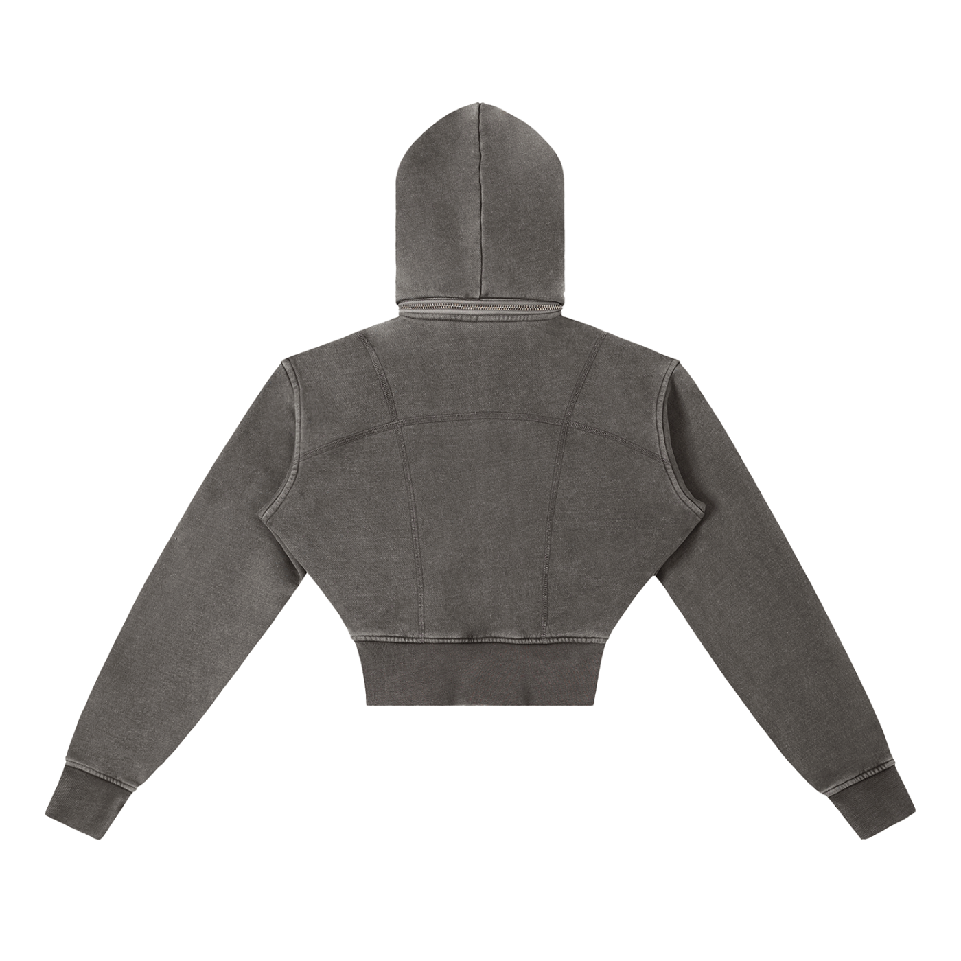 Fleece Cropped Hoodie