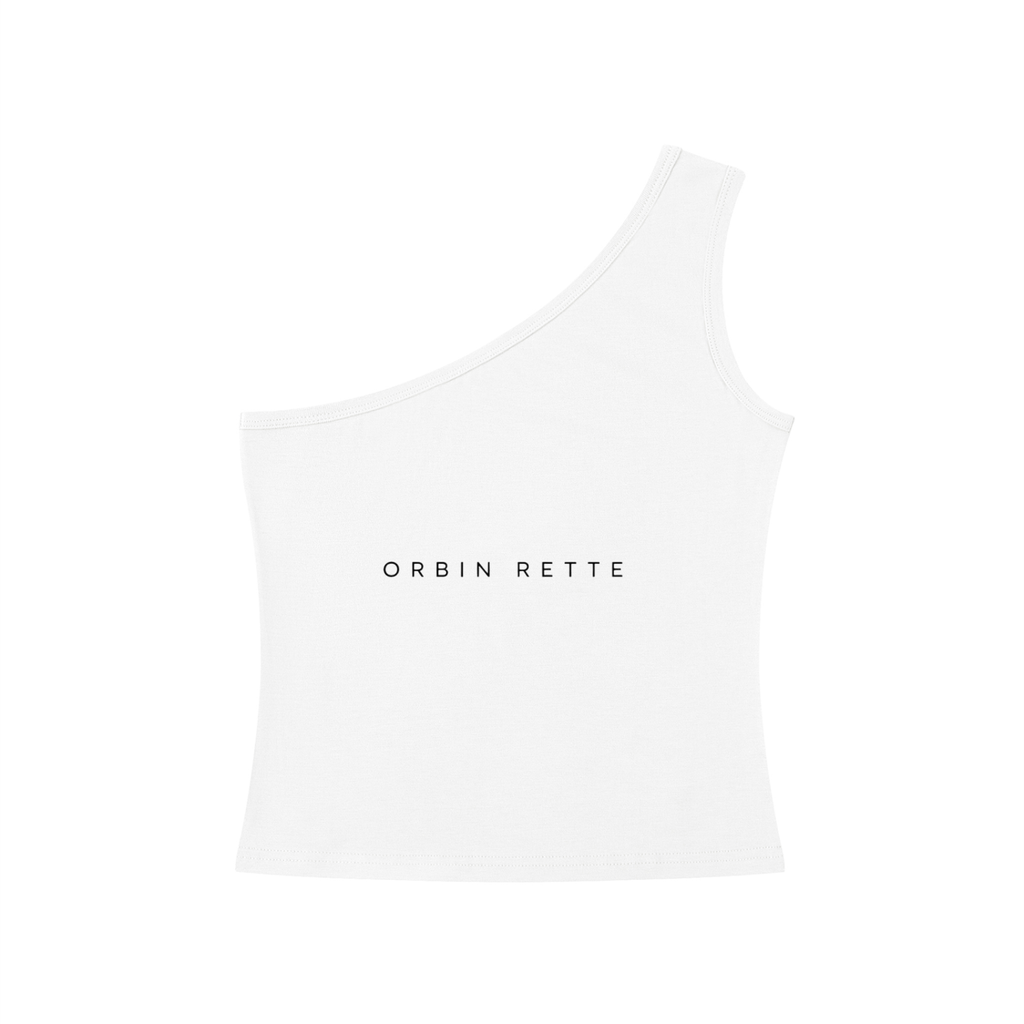 One-Shoulder Crop Tank Top