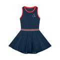 Color Block A-Line Sleeveless Dress