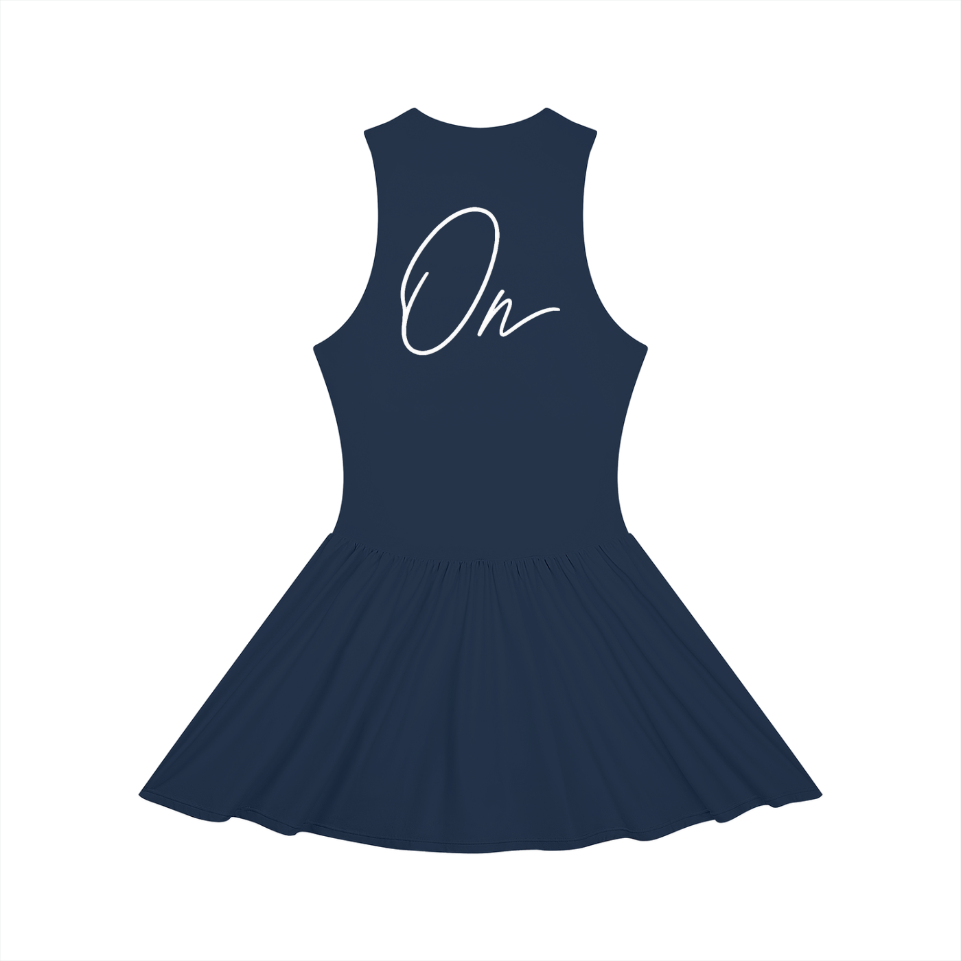 Ruched Sleeveless Full-Zip Dress