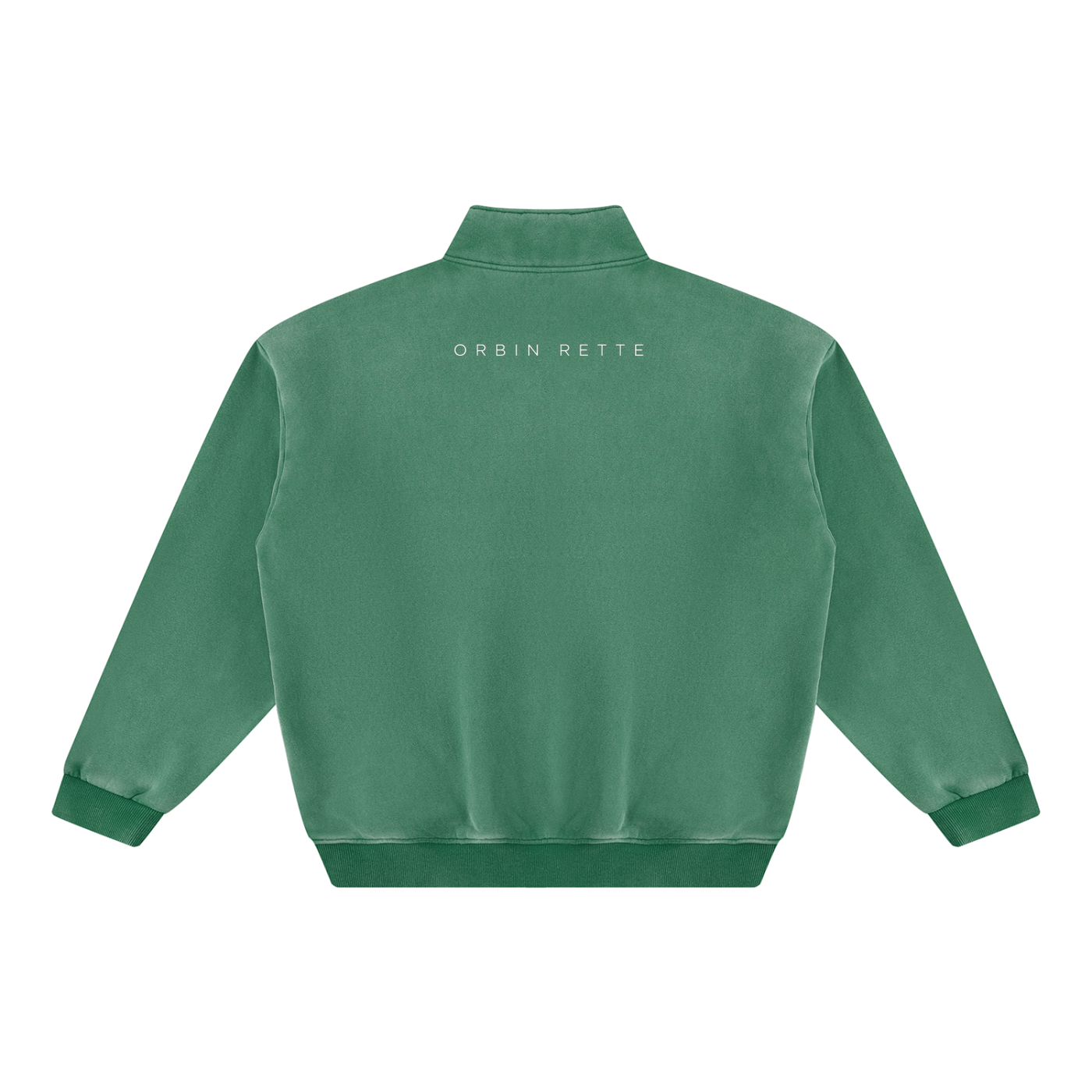 Quarter-Zip Washed Fleece Sweatshirt