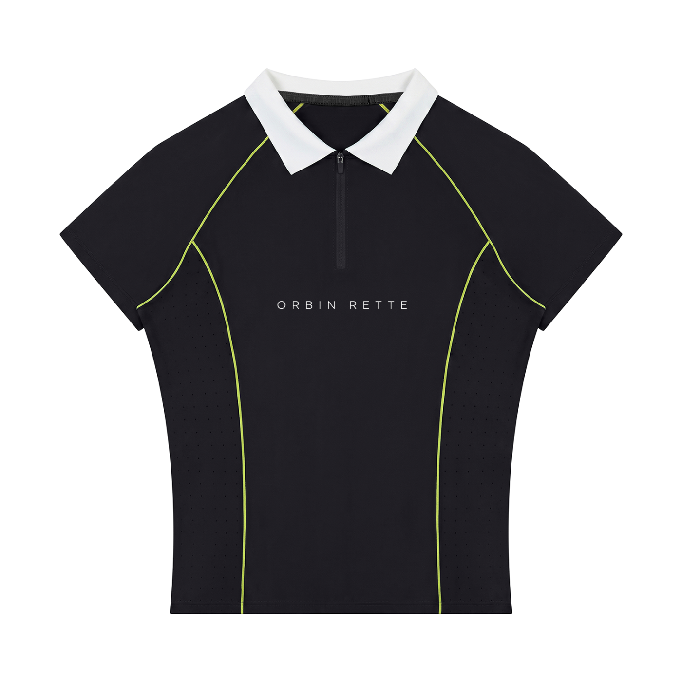 Slim Fit Quarter-Zip Polo Shirt