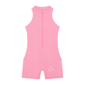 Quarter-Zip Yoga Romper