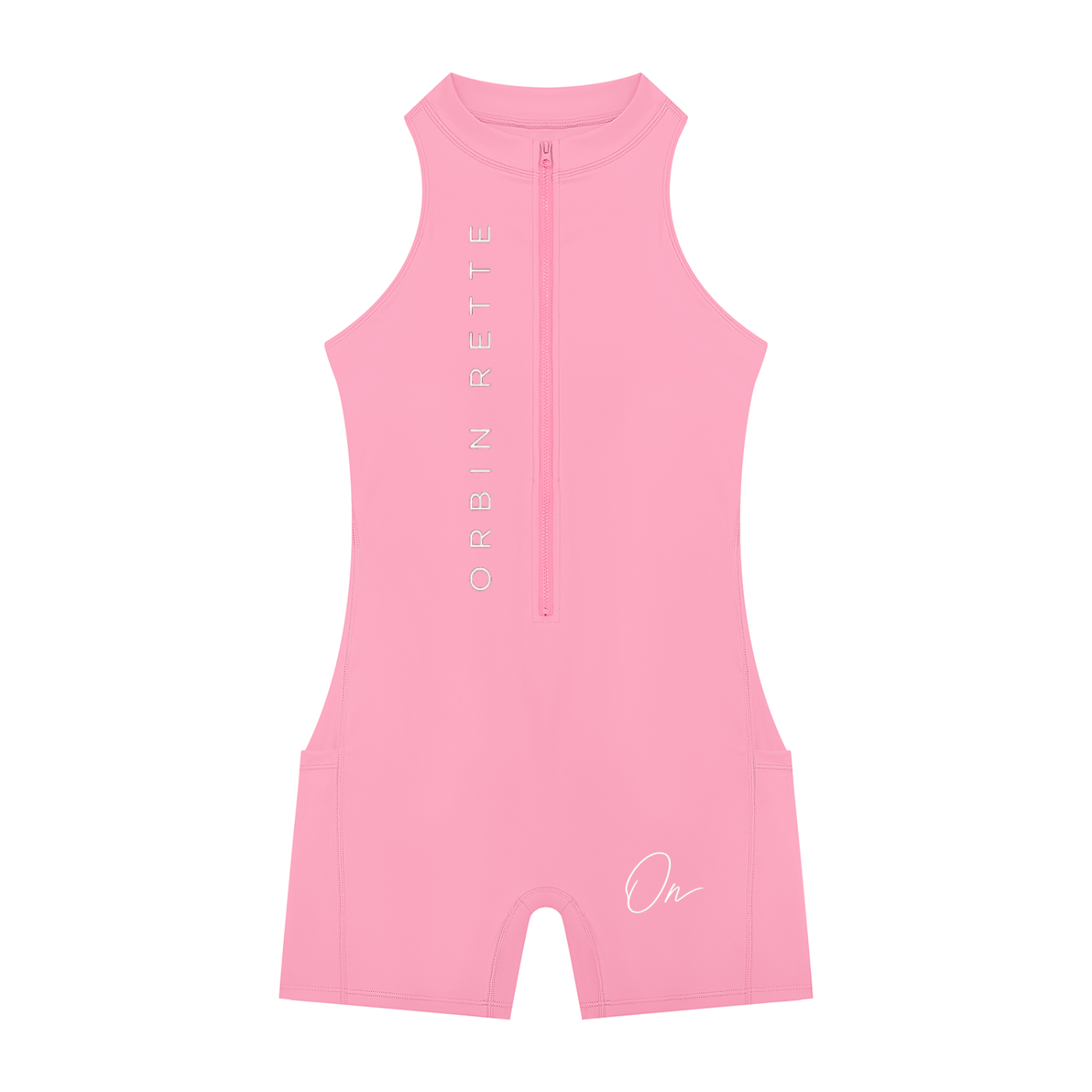 Quarter-Zip Yoga Romper